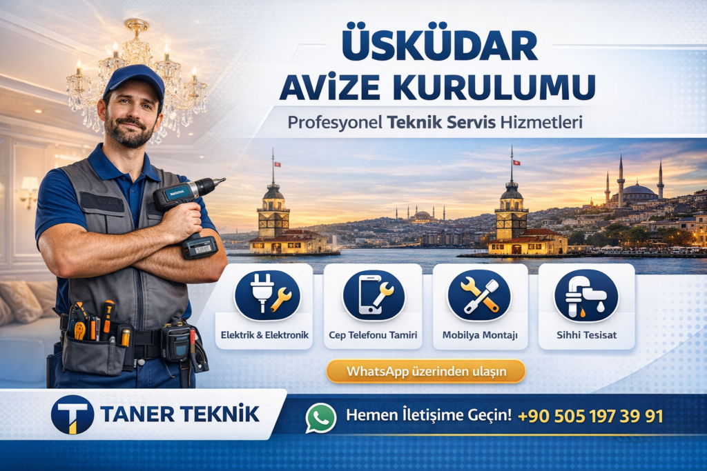 Üsküdar avize kurulumu